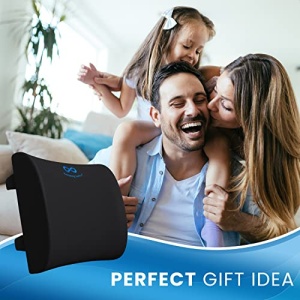 Everlasting Comfort Lumbar Support Pillow for Office Chair, Car, Desk - Back Pain, Posture Cushion - Image 3