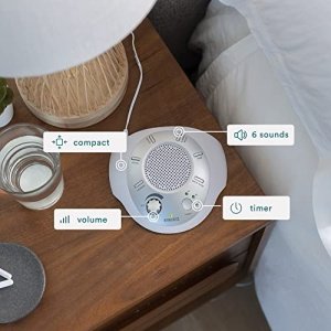 HoMedics White Noise Sound Machine | Portable Sleep Therapy for Home, Office, Baby & Travel | 6 Relaxing & Soothing Nature Sounds, Battery or Adapter Charging Options, Auto-Off Timer Sound Spa - Image 6