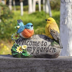 Aivanart Bird Garden Decor, Welcome Sign Sculptures Statues for Yard Patio Lawn Funny Fairy Ornaments Outside Figurine Home Decorations - Image 7