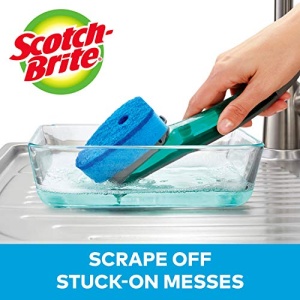 Scotch-Brite Non-Scratch Advanced Soap Control Dishwand, Leak-Free Guarantee, Long Lasting and Reusable - Image 4