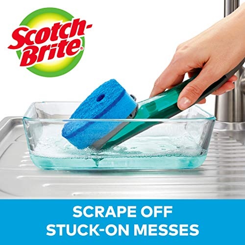 Scotch-Brite Non-Scratch Advanced Soap Control Dishwand, Leak-Free Guarantee, Long Lasting and Reusable - Image 4