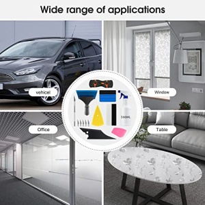 YXGOOD 9 Pcs Vehicle Car Window Tint Application Tools Kit Glass Protective Film Installing Tool Car Window Film Squeegee Auto Vinyl Wrap Installation Kit Squeegee for Vinyl (9) - Image 7
