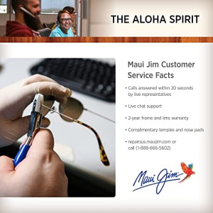 Maui Jim Men's and Women's Kaala Polarized Rectangular Sunglasses, Silver/Neutral Grey, Medium - Image 2