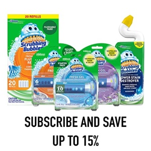 Scrubbing Bubbles Fresh Brush Flushables Refill, Toilet and Toilet Bowl Cleaner, Eliminates Odors and Limescale, Citrus Action Scent, 20 ct - Image 7