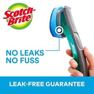 Scotch-Brite Non-Scratch Advanced Soap Control Dishwand, Leak-Free Guarantee, Long Lasting and Reusable - Image 5