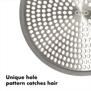 OXO Good Grips Shower Stall Drain Protector, Stainless - Image 4