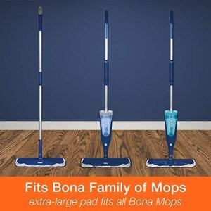 Bona Microfiber Cleaning Pad, for Hardwood and Hard-Surface Floors, fits Bona Family of Mops, 3 Pack - Image 4
