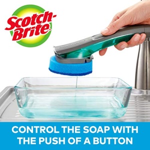 Scotch-Brite Non-Scratch Advanced Soap Control Dishwand, Leak-Free Guarantee, Long Lasting and Reusable - Image 6