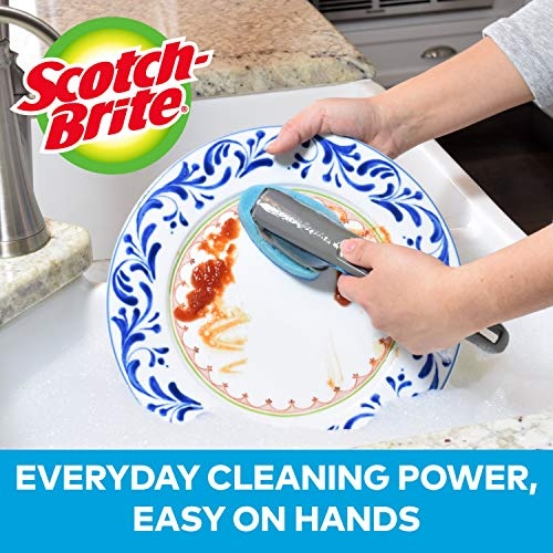 Scotch-Brite Non-Scratch Advanced Soap Control Dishwand, Leak-Free Guarantee, Long Lasting and Reusable - Image 3