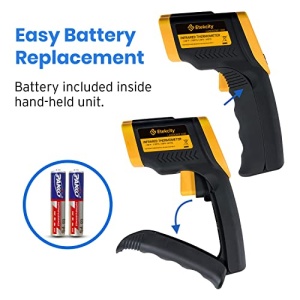 Etekcity Infrared Thermometer Gun 1080, Pizza Oven Accessories, Laser Food Meat Pool Surface Thermometer, Temperature Temp Gun for Cooking, Griddle Hvac Tools, -58°F to 1130°F, Yellow - Image 5