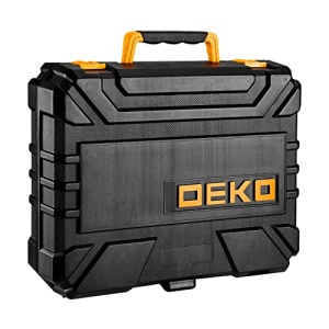 DEKOPRO 126 Piece Power Tool Combo Kits with 8V Cordless Drill, 10MM 3/8'' Keyless Chuck, Professional Household Home Tool Kit Set, DIY Hand Tool Kits for Garden Office House Repair - Image 2