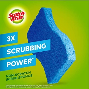 Scotch-Brite Non-Scratch Scrub Sponges, For Washing Dishes and Cleaning Kitchen, 9 Scrub Sponges - Image 14