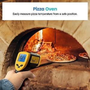 Etekcity Infrared Thermometer Gun 1080, Pizza Oven Accessories, Laser Food Meat Pool Surface Thermometer, Temperature Temp Gun for Cooking, Griddle Hvac Tools, -58°F to 1130°F, Yellow - Image 10