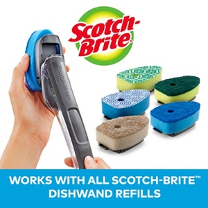Scotch-Brite Non-Scratch Advanced Soap Control Dishwand, Leak-Free Guarantee, Long Lasting and Reusable - Image 2