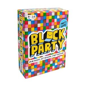 Block Party: Colourful Block Building Family Board Game for Kids Aged 8+, Adults, Teens