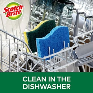 Scotch-Brite Heavy Duty Scrub Sponges, Sponges for Cleaning Kitchen and Household, Heavy Duty Sponges Safe for Non-Coated Cookware, 9 Scrubbing Sponges - Image 8