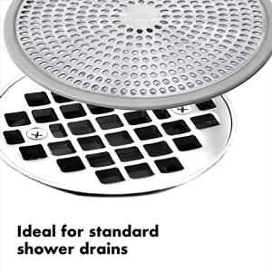 OXO Good Grips Shower Stall Drain Protector, Stainless - Image 6
