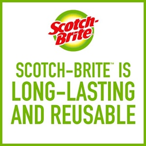 Scotch-Brite Stainless Steel Scrubber, Dish Scrubbers for Cleaning Kitchen and Household, Steel Scrubbers for Cleaning Dishes, 3 Scrubbers - Image 3