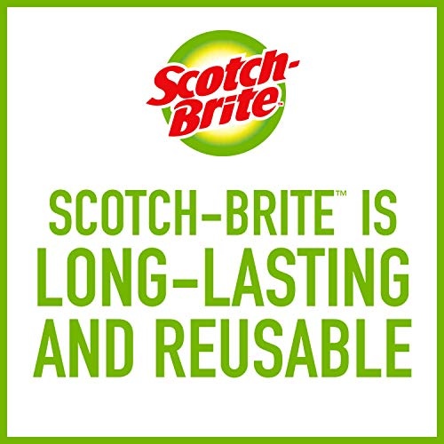 Scotch-Brite Stainless Steel Scrubber, Dish Scrubbers for Cleaning Kitchen and Household, Steel Scrubbers for Cleaning Dishes, 3 Scrubbers - Image 3