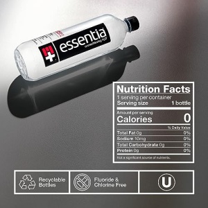 Essentia Bottled Water LLC, Ionized Alkaline Water; 99.9% Pure, Infused with Electrolytes, 9.5 pH or Higher a Clean, Smooth Taste, 20 Fl Oz (Pack of 24) - Image 6