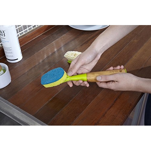 Full Circle Suds Up Soap Dispensing Dish Sponge with Bamboo Handle, 3 oz - Image 6