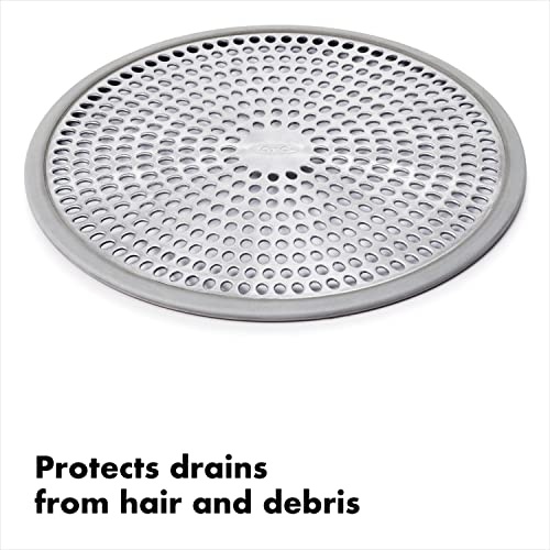 OXO Good Grips Shower Stall Drain Protector, Stainless - Image 7