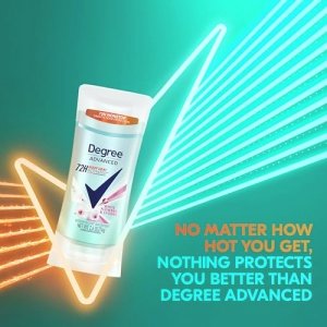 Degree Advanced Protection Antiperspirant Deodorant White Flowers & Lychee for 72-Hour Sweat & Odor Control for Women, with Body Heat Activated Technology, 2.6 oz - Image 7
