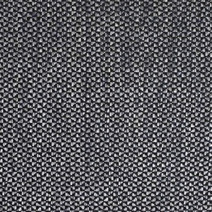 Sweet Home Collection Chair Cushion Memory Foam Pads with Ties Honeycomb Pattern Slip Non Skid Rubber Back Rounded Square 16" x 16" Seat Cover, 4 Pack, Cameron Black Gray - Image 5