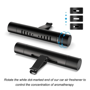 2 Packs Custom Diffuser vent clip for Cylindrical Essential Oil with 12 Refill Sticks for car, Office, Kitchen, Bathroom, Pet Houses - Image 4
