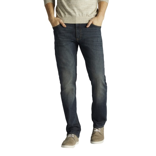 Lee Men's Extreme Motion Straight Taper Jean Maverick 34W x 32L - Image 1