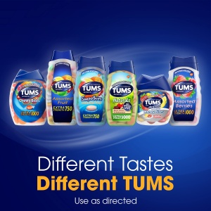 TUMS Ultra Strength Antacid Tablets for Chewable Heartburn Relief and Acid Indigestion Relief, Assorted Fruit - 72 Count - Image 4