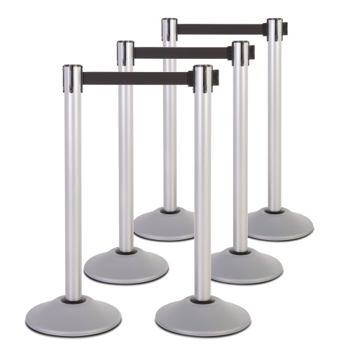 US Weight Heavy Duty Premium Steel Stanchion with 7.5-Foot Retractable Belt (More Colors Available) - Image 1